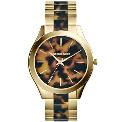 michael kors runway tortoise watch|Runway Pavé Gold.